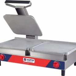 Panini Press Ampto SACL-G Combination Gas Griddle And Sandwich Grill