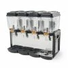 Frozen Drink Machines Eurodib CD4J Four Bowl Refrigerated Juice Dispenser, 3.2 Gallon -BUNN SHOP Eurodib CD4J Four Bowl Refrigerated Juice Dispenser 4 3 2 Gallon Bowl 303293 large
