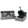 Waffle Makers Nemco 7000A-2S SilverStone Non-Stick Dual Waffle Maker - 120V -BUNN SHOP Nemco 7000 2S Dual Waffle Baker Cast Aluminum and Silverstone 81247 large