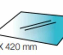 Panini Press Tekna RTEK033 Glass Shelf For 4400 Models