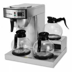Coffee Brewers Coffee Pro Three-Burner Low Profile Institutional 36-Cup Coffee Maker