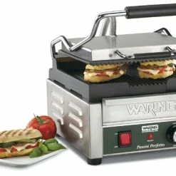 Panini Press Waring WPG150 Commercial Compact Italian-Style Panini Grill