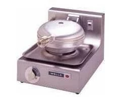 Waffle Makers Wells WB1-120V Traditional Single Grid 120 Volt Round Waffle Baker